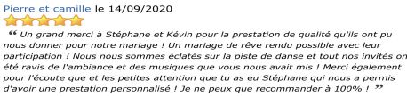 AVIS PRESTATION DJ STANCAMAX GRANGE DE RENNEVILLE 27
