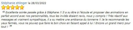 avis prestation DJ Stancamax cliquez pour agrandir l&lsquo;avis
