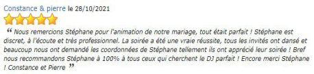 avis prestation DJ Stancamax cliquez pour agrandir l&lsquo;avis